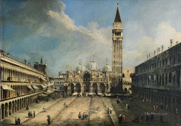 Canaletto Painting - CANALETTO Plaza San Marco Canaletto